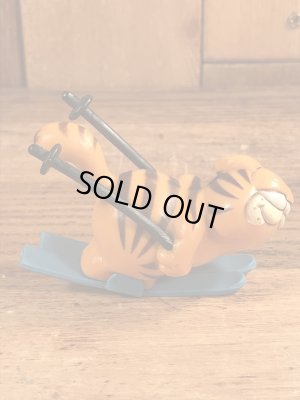 スキーのガーフィールドのビンテージPVCフィギュア