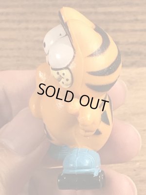 ローラースケートのガーフィールドのビンテージPVCフィギュア