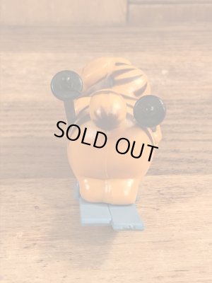 スキーのガーフィールドのヴィンテージPVC製フィギュア