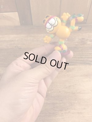 ガーフィールドのローラースケートのビンテージPVCフィギュア