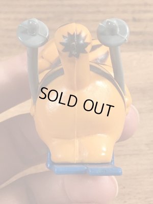 スキーのガーフィールドのヴィンテージPVC製フィギュア