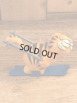 スキーのガーフィールドのビンテージPVCフィギュア