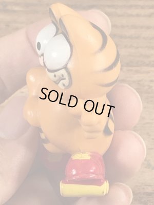 ローラースケートのガーフィールドのビンテージPVCフィギュア