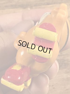 ローラースケートのガーフィールドのビンテージPVCフィギュア