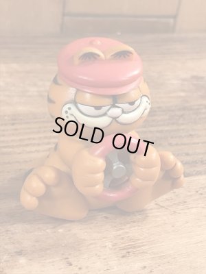 ドライバーのガーフィールドのビンテージPVCフィギュア