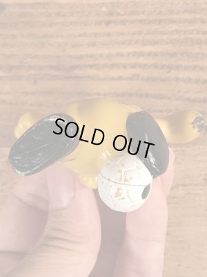 サッカーのガーフィールドのヴィンテージPVC製フィギュア