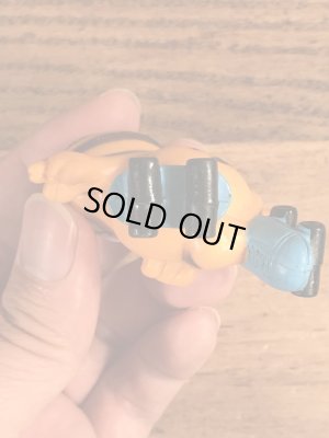 ローラースケートのガーフィールドのヴィンテージPVC製フィギュア