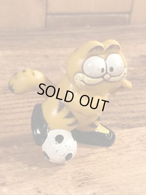 サッカーのガーフィールドのビンテージPVCフィギュア