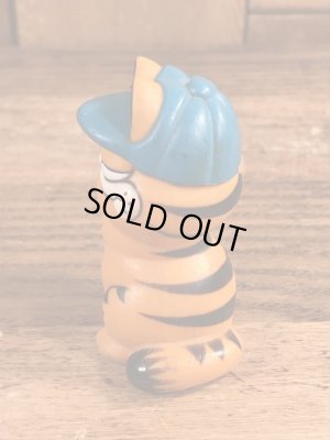 ビーチバレーのガーフィールドのヴィンテージPVC製フィギュア