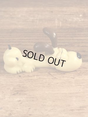 ガーフィールドのオーディーのビンテージPVCフィギュア