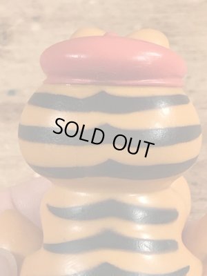 ドライバーのガーフィールドのヴィンテージPVC製フィギュア