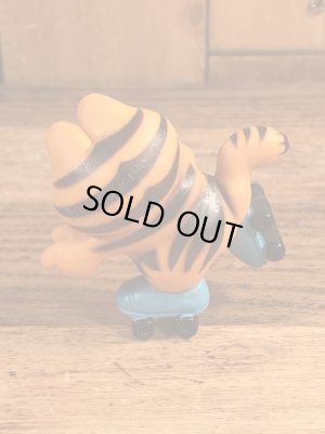 ローラースケートのガーフィールドのヴィンテージPVC製フィギュア