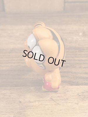 ローラースケートのガーフィールドのヴィンテージPVC製フィギュア