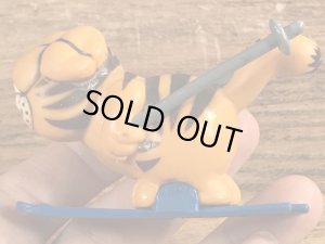 スキーのガーフィールドのヴィンテージPVC製フィギュア