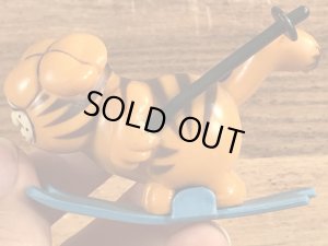 スキーのガーフィールドのヴィンテージPVC製フィギュア