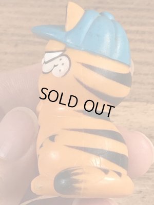 ビーチバレーのガーフィールドのヴィンテージPVC製フィギュア