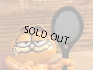 テニスのガーフィールドのビンテージPVCフィギュア