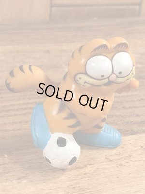 サッカーのガーフィールドのビンテージPVCフィギュア