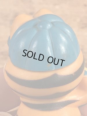 ビーチバレーのガーフィールドのヴィンテージPVC製フィギュア