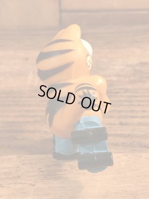 ローラースケートのガーフィールドのビンテージPVCフィギュア