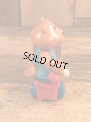 ゲットアロングギャングのビンゴビーバーのビンテージPVCフィギュア