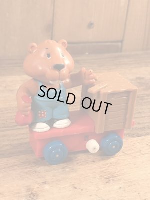 ゲットアロングギャングのビンゴビーバーのビンテージPVCフィギュア