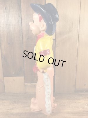 カウボーイのハウディードゥーディーのヴィンテージスクイーズドール