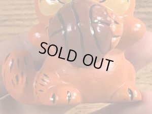 バスケットボールのガーフィールドのヴィンテージセラミックフィギュア