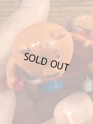 ゲットアロングギャングのビンゴビーバーのビンテージPVCフィギュア