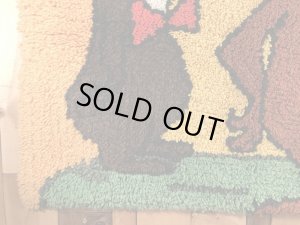 ハンナバーベラのヨギベアのビンテージラグマット