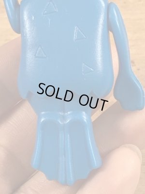 フリントストーンのフレッドのヴィンテージ水泳トイ