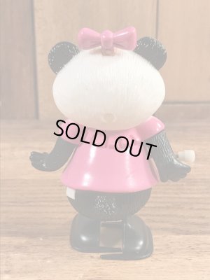 シャツテイルズのパンダのヴィンテージゼンマイ式トイ