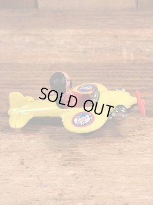 ポパイのオリーブのヴィンテージ飛行機型トイ