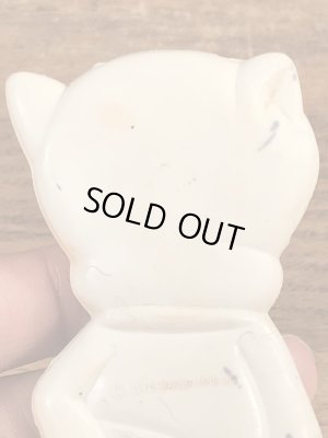 ルーニーテューンズのポーキーピッグのビンテージラバートイ