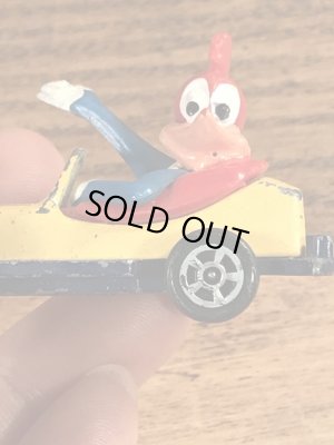 ウッドペッカーのダイキャスト製のビンテージミニカー