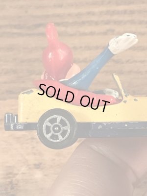 ウッドペッカーのダイキャスト製のビンテージミニカー