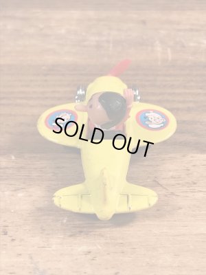 ポパイのオリーブのヴィンテージ飛行機型トイ