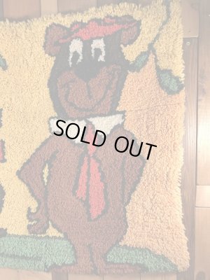 ハンナバーベラのヨギベアとブーブーのヴィンテージラグマット