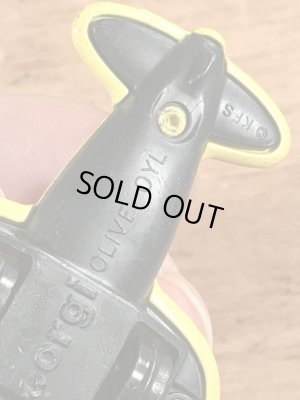 ポパイのオリーブのヴィンテージ飛行機型トイ