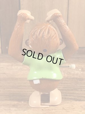 シャツテイルズのオラウータンのヴィンテージゼンマイ式トイ