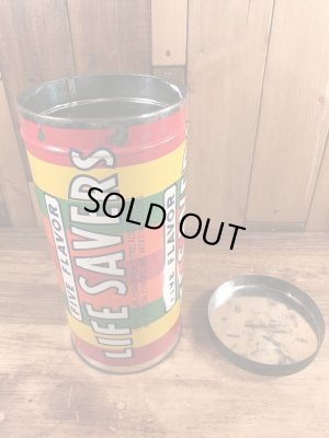 Life Saversの缶のヴィンテージコインバンク