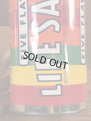 Life Saversの缶のヴィンテージコインバンク