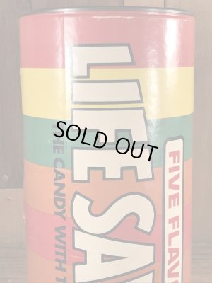 ライフセーバーズの缶のビンテージ貯金箱