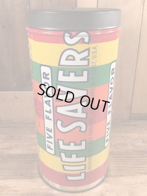 ライフセーバーズのブリキ製のビンテージ貯金箱