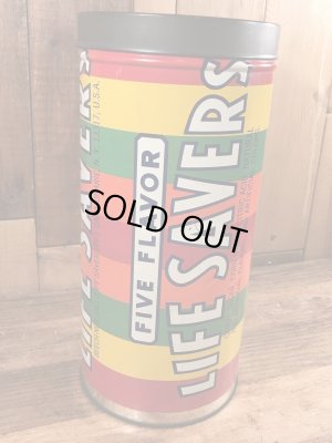 ライフセーバーズのブリキ製のビンテージ貯金箱