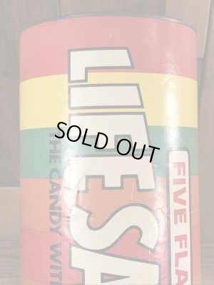 ライフセーバーズの缶のビンテージ貯金箱