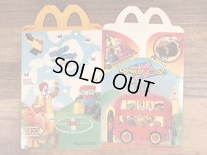 マクドナルドの80年代頃のヴィンテージハッピーミールトイボックス