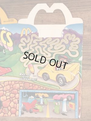 マクドナルドの80年代頃のヴィンテージハッピーミールトイボックス