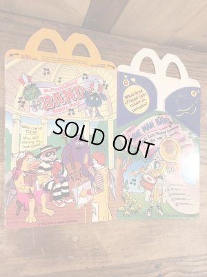 マクドナルドのBandのビンテージハッピーミールトイボックス