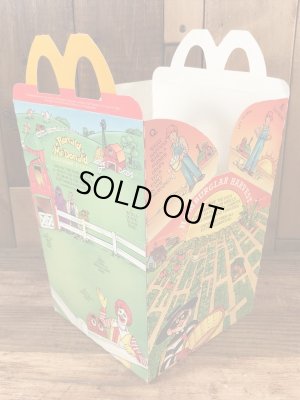 マクドナルドの80年代頃のヴィンテージハッピーミールトイボックス